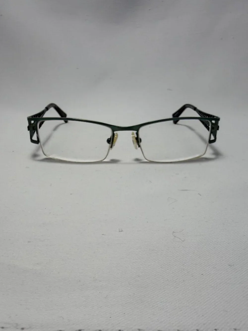 Rough Justice Two-Timer Green Eyeglasses – Frames Only